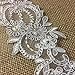 Bridal Lace Trim Alencon Embroidered Corded Sequined Organza, Beautiful Quality, 3