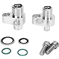Aramox LS AC Compressor Adapter Fittings, 8AN 10AN A/C Quick Connector Fittings, 451-1105 451-1106 440-822 440-823 Fit for Denso 10S17F 10S20F Compressors