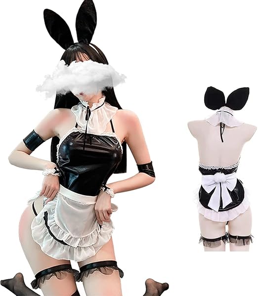 Amazon Senmhoo セクシー バニーガール うさぎ バニー コスプレ セクシー ランジェリー コスチューム 衣装 うさぎ耳 ハロウィン 仮装 ー 撮影パーティー 可愛い 506 コスプレ 仮装 通販
