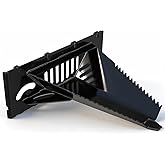 FORGLO Economy Stump Bucket Attachment, Universal Skid Steer Quick Tach, 38'' Deep Tree Scoop Digger, Serrated Leading Edge, for Root &amp; Stump Removing/Ripping/Digging, Land Clearing