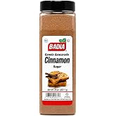 Badia Cinnamon Sugar, 29 oz &ndash; Sweet Blend of Cane Sugar and Ground Cinnamon, All Purpose Topping for Baking, Coffee, Desserts, Gluten Free