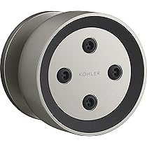 KOHLER 26299-BN Statement Round Single-Function Body Spray, Semi 