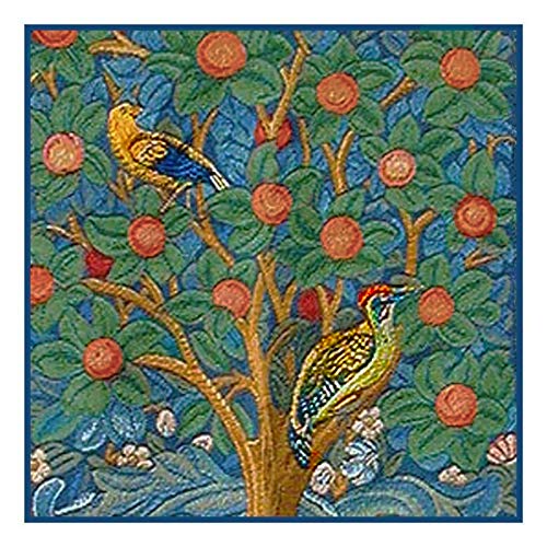 image for Orenco Originals Tree of Life detail by William Morris Counted Cross S