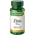 Nature's Bounty Chelated Zinc 50 mg Caplets 100 ea (Pack of 2)