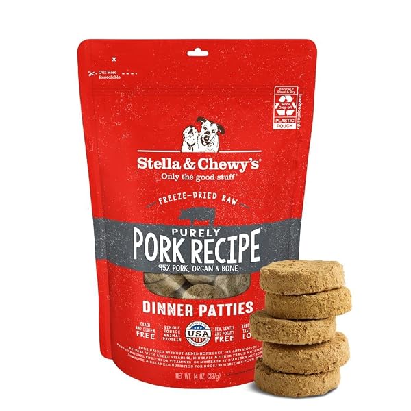 STELLA & CHEWY’S FREEZE-DRIED RAW DINNER PATTIES –...