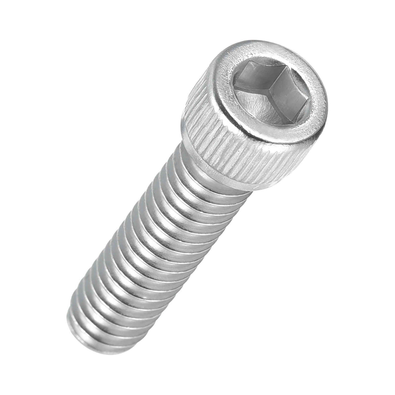 Kozelo 50pcs Socket Head Cap Screws - [1/4"-20 x 1"] UNC 304 Stainless Steel Allen Socket Drive for Electrical Motor 3D Printing Fan Engine Replacement Use, Silver — image 1