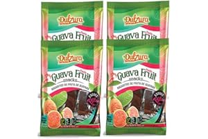 Dulzura Borincana Vegan Guava Fruit Snack Bars (4 Pack) 4.64oz Each Bag | Non GMO Gluten Free | Plus Sticker by Artist Jose Hoffman