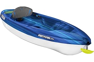 Pelican Sentinel 80X - Recreational Sit on top Kayak - Lightweight Patented Ram-X™ Material - Ergoform™ backrest - 8 ft