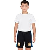 Icon Sports Officially Licensed Argentine Football Association Soccer Shorts - Unisex Kids