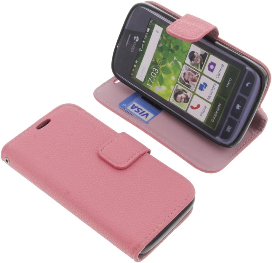 foto-kontor Cover for Doro Liberto 820 Mini book-style pink case