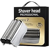 2Pcs 70S Replacement Head Compatible with Braun Series 7, Replacement Shaving Heads Compatible with Braun Electric Shaver S7, 720cc, 730cc, 735s, 750cc, 760cc, 790cc, 2 Pack (Silver)