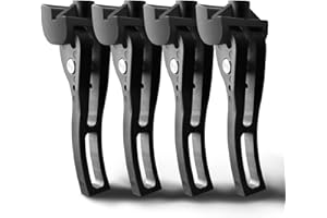 Lyoncover Universal Replacement Parts for Hard Folding or Soft Folding Tonneau Cover - 4PCS Rear Clamp