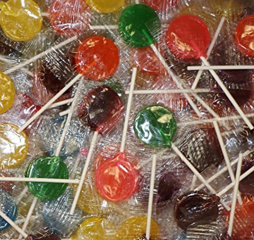 Bulk Suckers and Lollipops 5 Pounds Assorted Fruit Flavored Candies