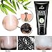 Black Mask Blackhead Remover Mask, Whitehead Acne Removal Peel Off Facial Mask Purifying Bamboo Charcoal Deep Cleaning for Face Nose, 50g