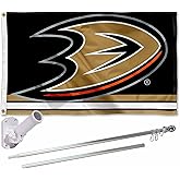 Anaheim Ducks Flag Pole and Bracket Set