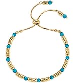 Cicy Bell Beaded Bracelets for Women, 14k Gold Plated Apatite Boho Bracelets, Epidote Shell Pearl Bracelets, Trendy Jewelry Gifts for Lover Mom Friends