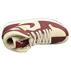 Nike Women's Air Jordan 1 Mid Shoes Sneaker, Beach