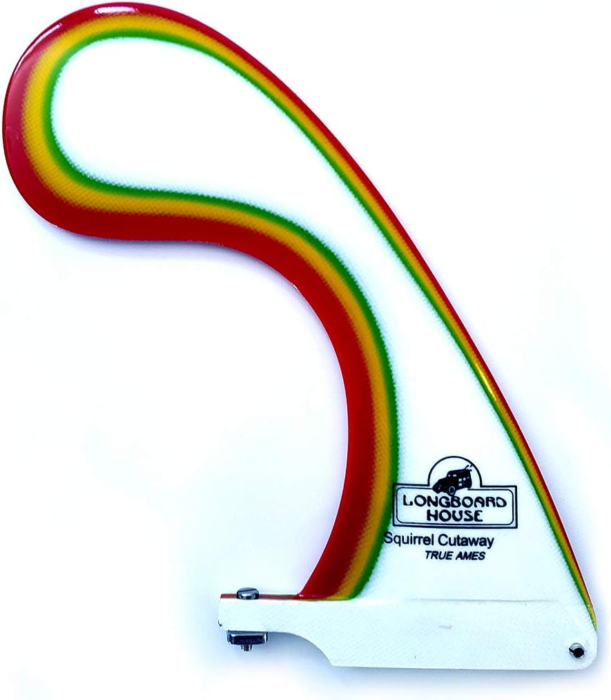Longboard House Squirrel Cutaway Surfboard Fin 8.0" INCH