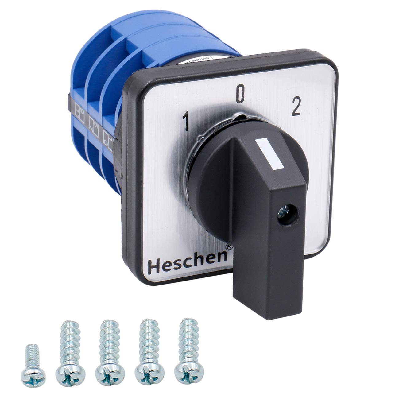 Heschen Universal Rotary Cam Selector Changeover Switch LW28-32/D303.3 660V 32A 3 Position 3 Phase 12 Terminals