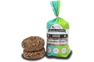 Low Carb & Gluten Free Everything Bagels | Certified Keto & Paleo Friendly | Zero Sugars, Grain Free & Dairy Free | Fox Hill Kitchens