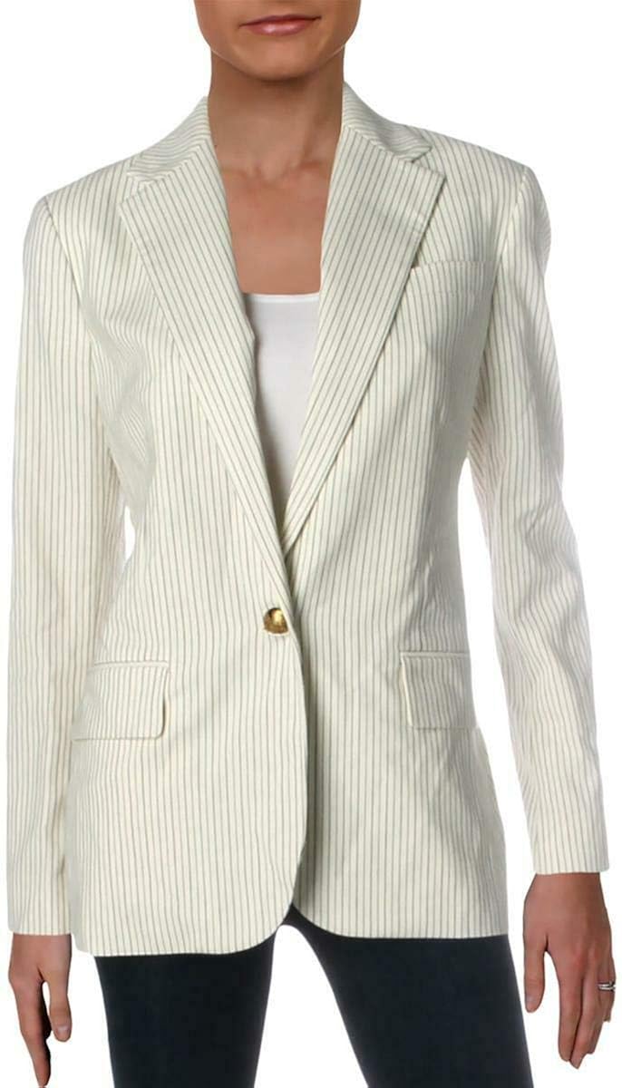 ralph lauren pinstripe blazer