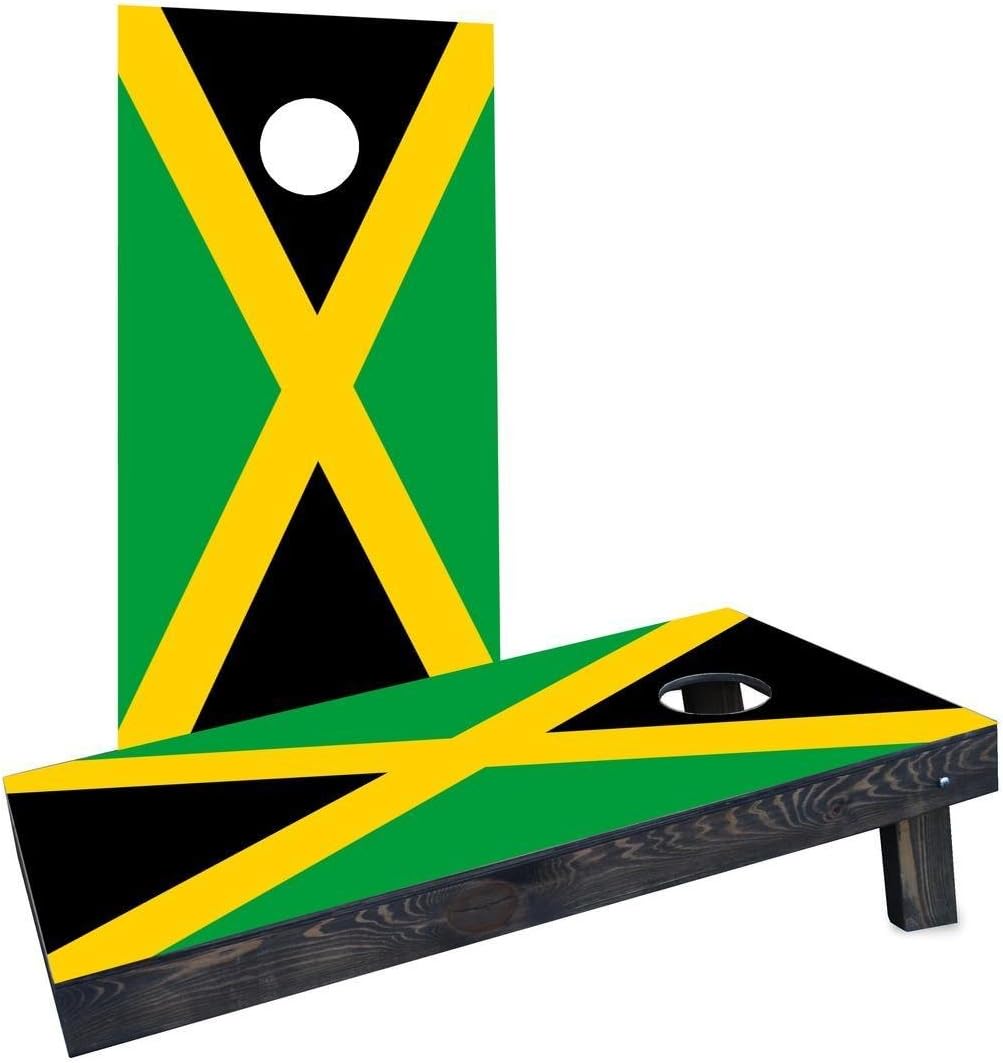 Custom Cornhole Boards "Jamaica National Flag" Cornhole Boards (Light Weight), 1x4 (Light Weight)