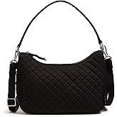 Vera Bradley womens Cotton Frannie Crescent Crossbody Purse