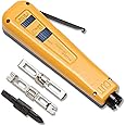 Fluke Networks 10051501 D914 Impact Punch Down Tool with EverSharp 66/110 Plus Screwdriver Blade