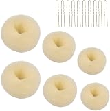 Thboxes Blonde Nylon Hair Doughnut Bun Maker Set 6 Sizes w 20 U Pins for Women view 1