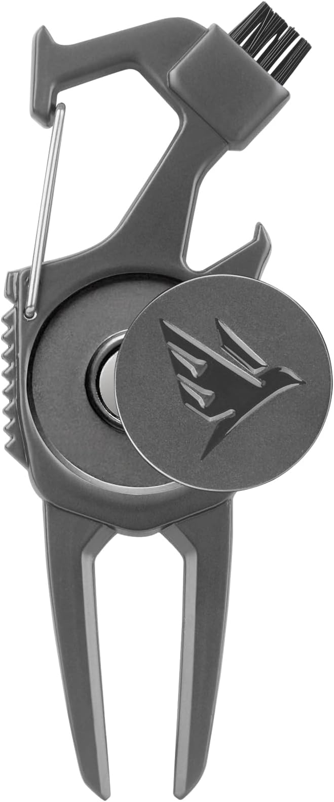 SWIFTEE 7 in 1 Golf Divot Tool with Club Holder Brush Bottle Opener Ball Marker