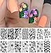 Born Pretty Flower Theme Nail Art Stamping Template Image Plate BP-L024