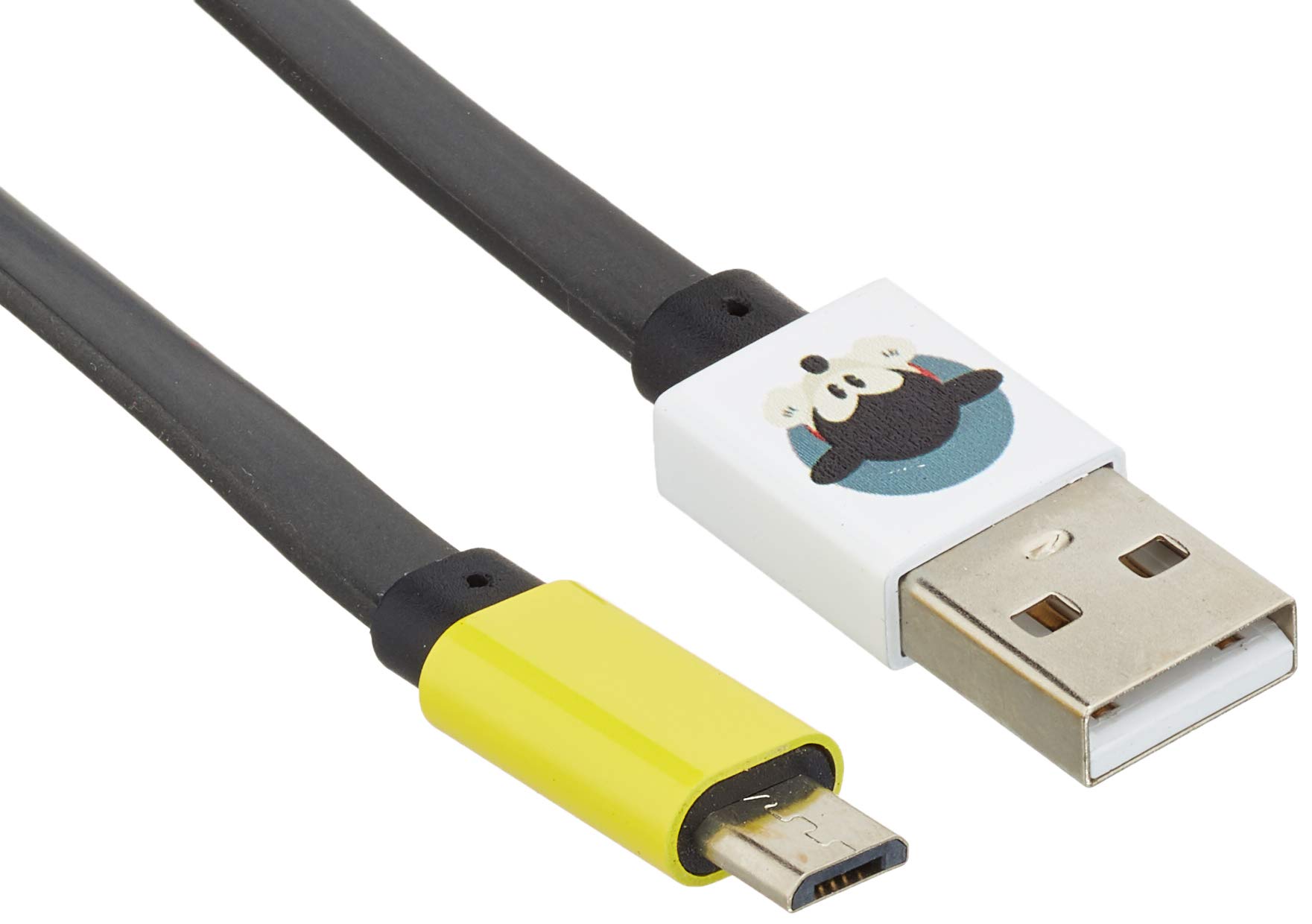 ERT GROUP Micro 1m USB CABLE original and officially licensed Disney Mickey Gray