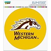 Western Michigan University Logo Automotive Car Window Locker Circle Bumper Sticker