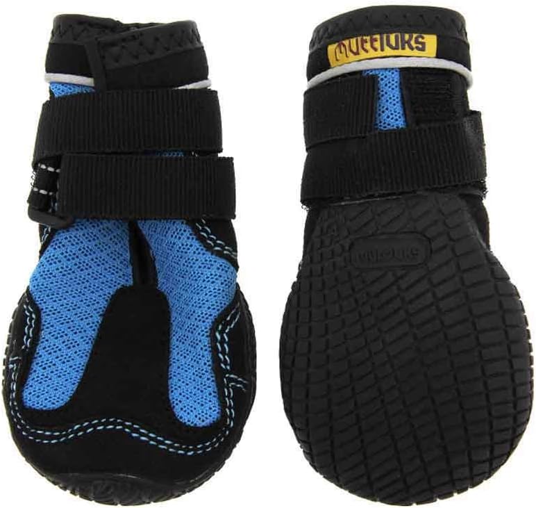 Muttluks Mud Monsters Summer Dog Boots – Rugged Barefoot Technology – Protects Paws – Flexible Rubber Soles, Traction Treads – Pet Booties – XXS-XL – 2 Pack