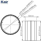 Kair 100mm Round Duct Connector with Male Spigot 4 inch view 2