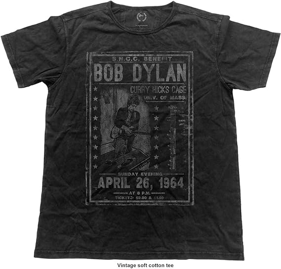 Bob Dylan Curry Hicks Cage Vintage Camiseta para Hombre