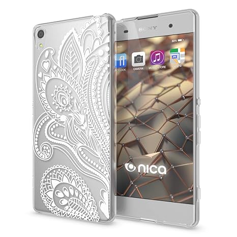 NALIA Handyhülle kompatibel mit Sony Xperia XA, Slim Silikon Motiv Case Phone Cover Crystal Schutzhülle Dünn Durchsichtig, Et