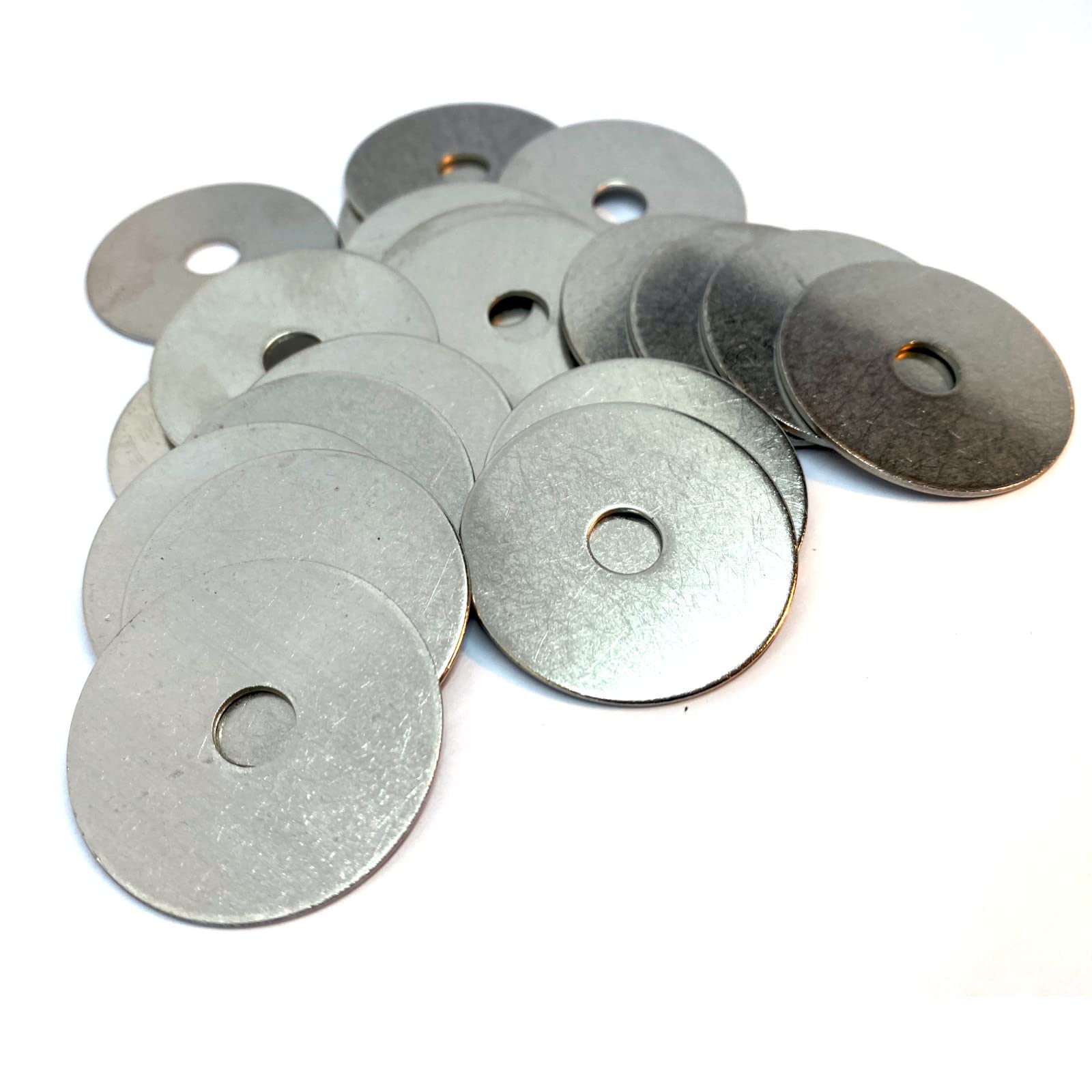 M8 x 40mm Penny Washer, A4 (316) Stainless Steel (Pack of 20)