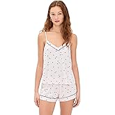 Eberjey Women's Fiona Double V Cami & Shorts Pajama Set