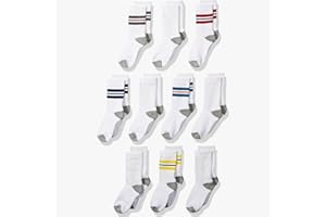 �鶹�� Essentials boys Cotton Crew Gym Socks