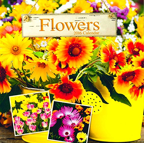 Square Calendar Floral Photographic