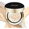 AGE20'S Signature Essence Pact SPF 50+ | Pack of 1 | 17N IVORY | Cream Foundation, Dewy Finish, Natural Coverage | Korean Cushion Foundation