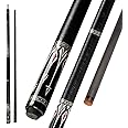 KONLLEN Carbon Fiber Pool Cue Stick Low Deflection Hand-Made Inlay Billiard Cue Ultra-Smooth Professional Feeling Billiard Pool Cue Sticks for Adults