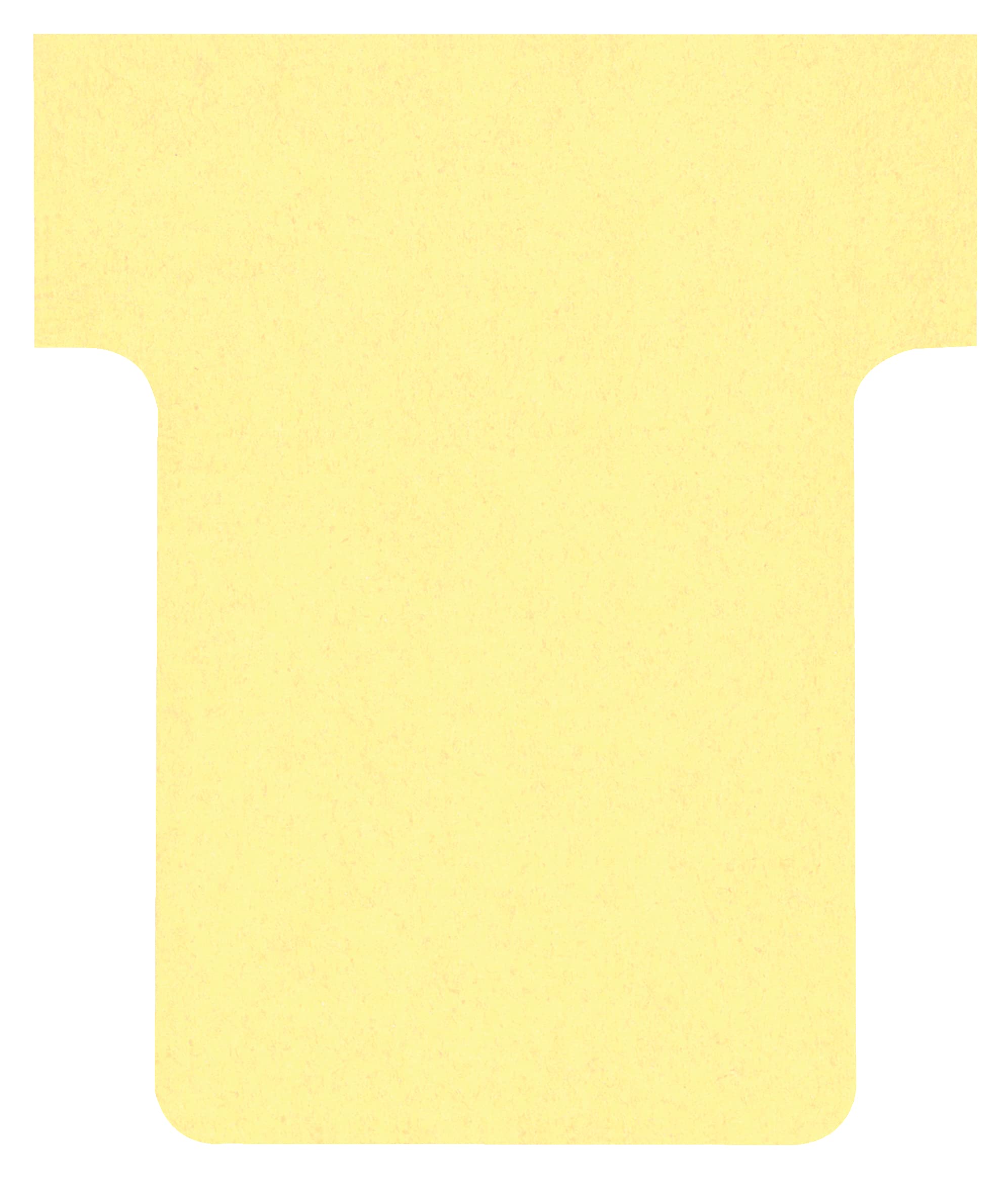Nobo Card Board Accessory T-Cards, Size 1.5, Pack of 100 Yellow