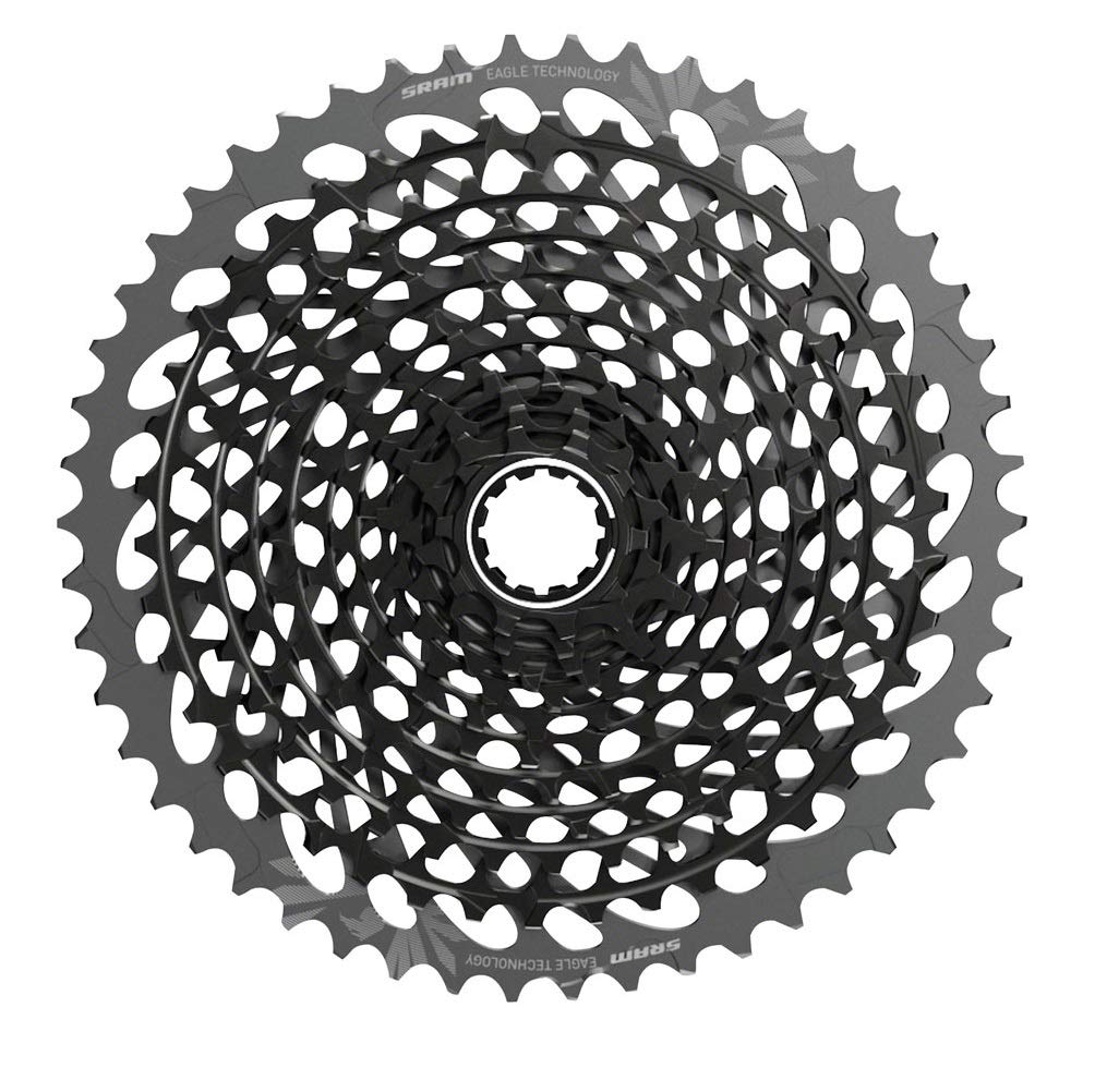 Sram: XG-1295 Eagle 10-50T 12 Speed Polar Cassette - POLAR GREY - 10-50T x 12 Speed