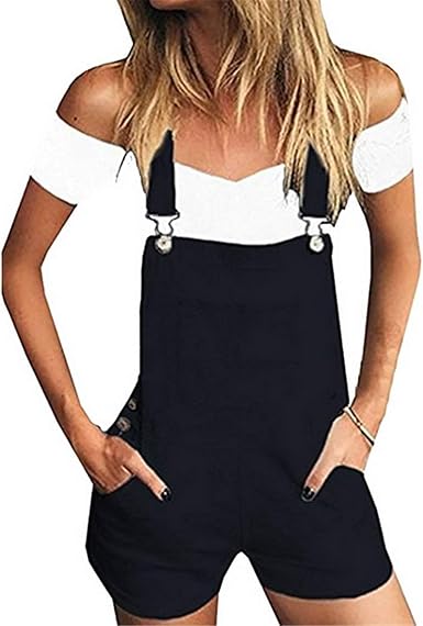 white overalls shorts womens