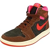 Air Jordan 1 Zoom CMFT 2 Women's Shoes (DV1305-206, Cacao Wow/Black/Hyper Pink/Picante Red) Size 10
