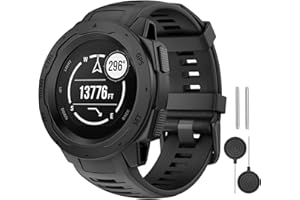 MYSNBKN Compatible with Garmin Instinct Band, Soft Silicone Replacement Watch Strap for Garmin Instinct/Instinct 2/Solar/Tactical