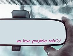 Set of 2 We Love You, Drive Safe Multi-Surface