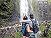Live Infinitely Hydration Backpack with 2.0L TPU Leak Proof Water Bladder- 600D Polyester -Adjustable Padded Shoulder, Chest & Waist Straps- Silicon Bite Tip & Shut Off Valve- (Blue Edges)